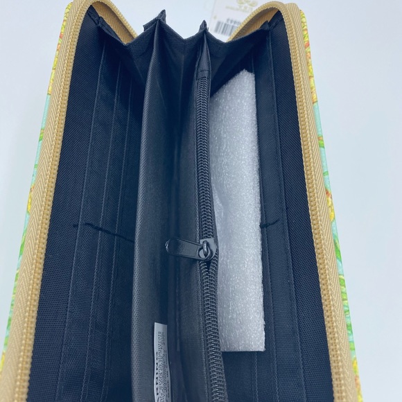 Pineapple Summer Print Zip Around Wallet - Picture 2 of 3